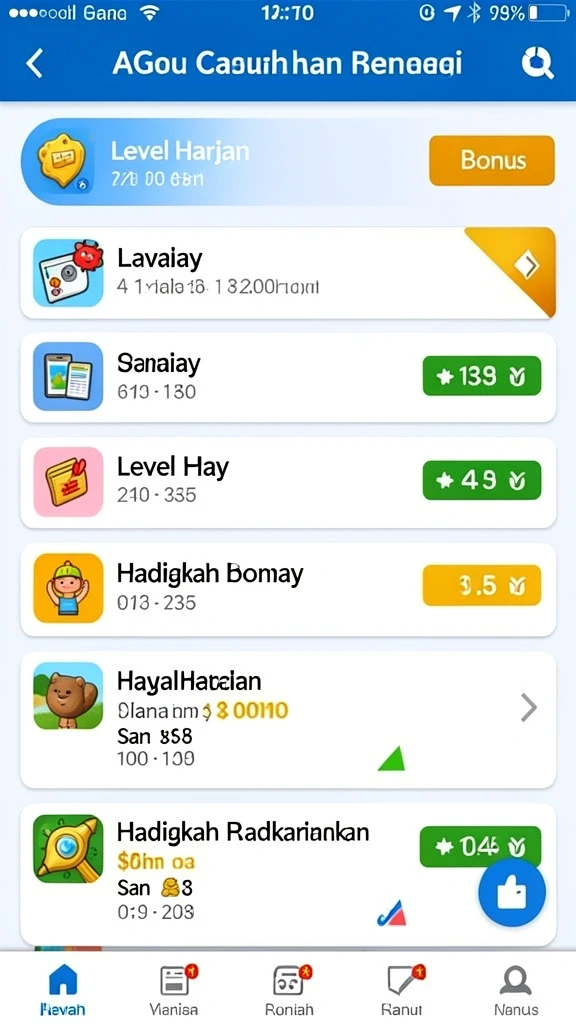 Mode permainan yang seru dan menantang.