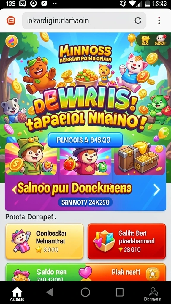 Fitur reward yang memuaskan pemain dengan berbagai hadiah.
