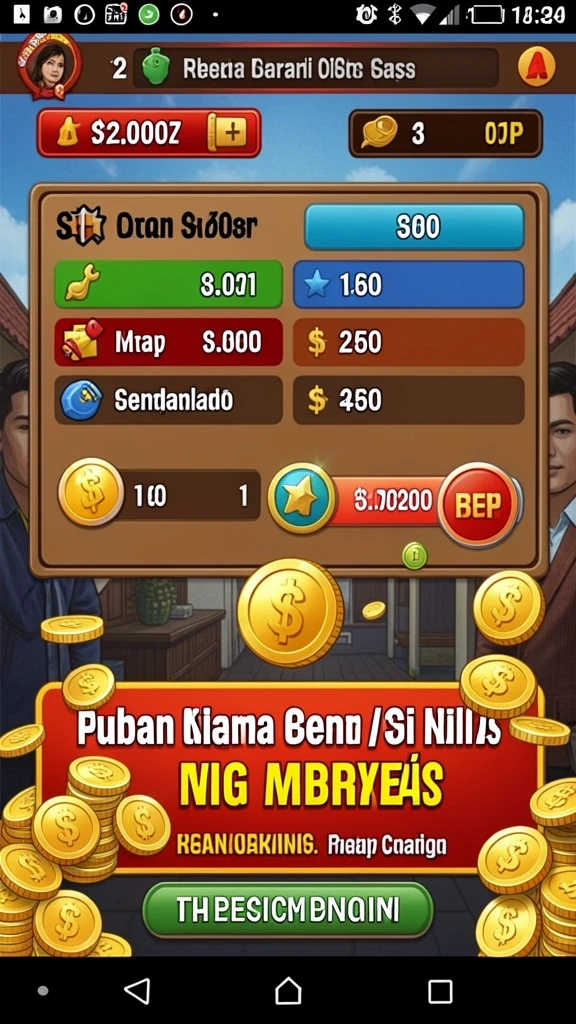 Screenshot dari tampilan utama aplikasi 9ZK.