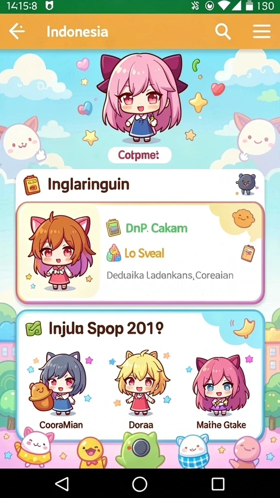 Screenshot ketiga menggambarkan level baru yang menantang.