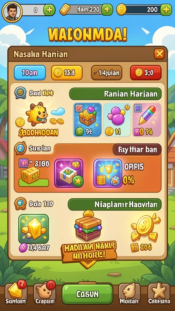 Mode tantangan yang memacu adrenalin pemain.