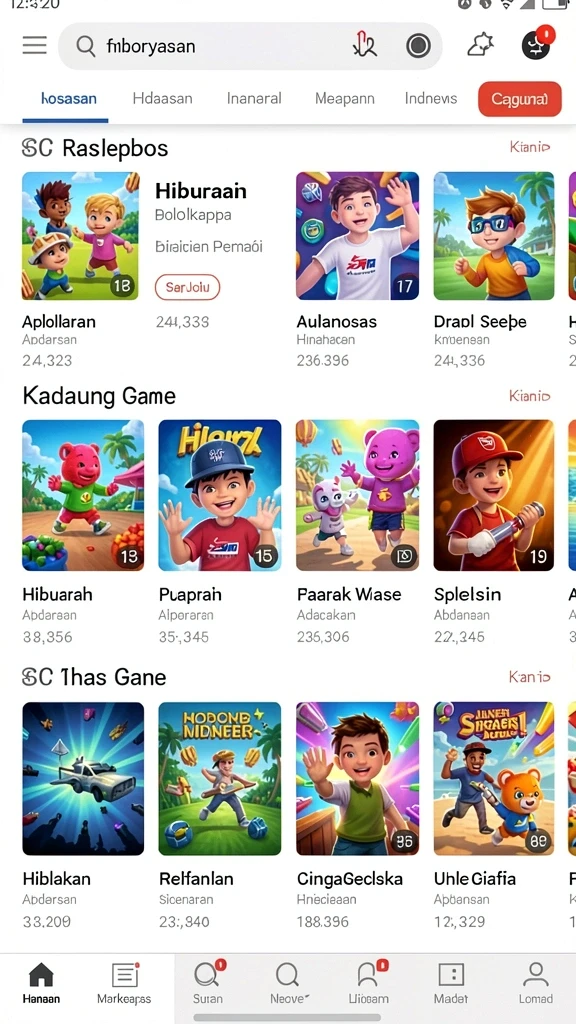 Tampilan antarmuka yang modern dan menarik.