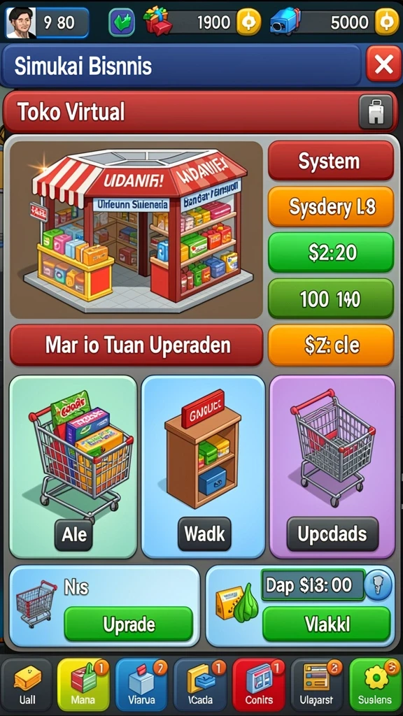 Tampilan antarmuka yang menarik dan user-friendly.