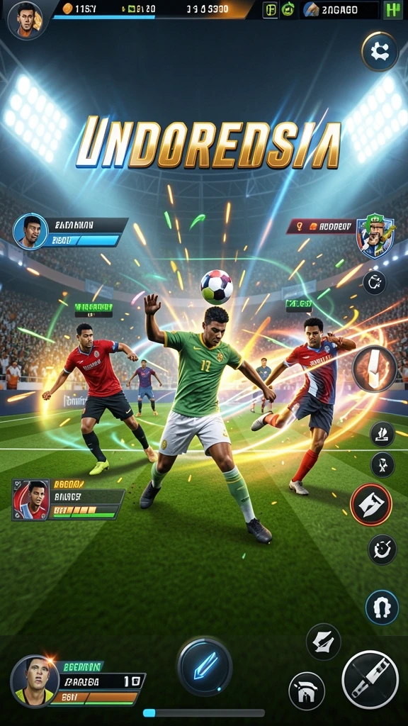 Tampilan antarmuka game yang menarik.