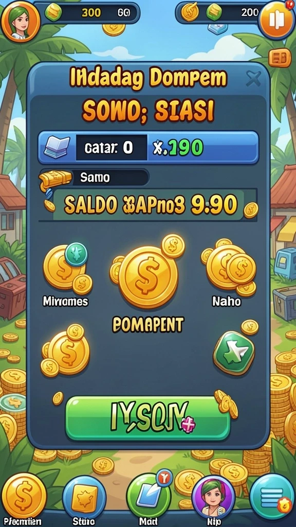 Tampilan awal game yang memukau dan menarik perhatian.