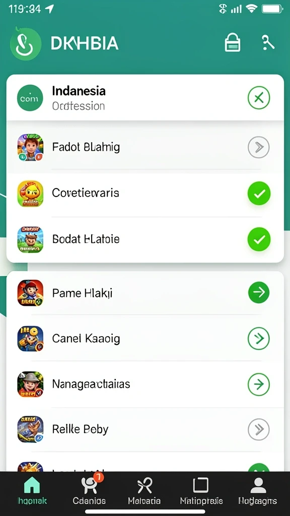 Leaderboard menunjukkan peringkat pemain secara real-time.