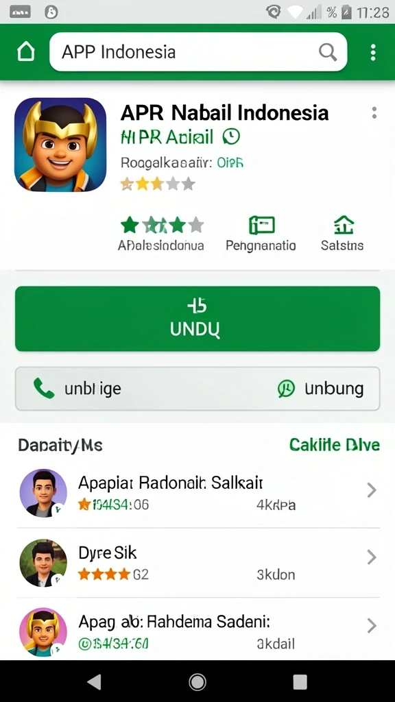 Tampilan antarmuka yang menarik dan modern.