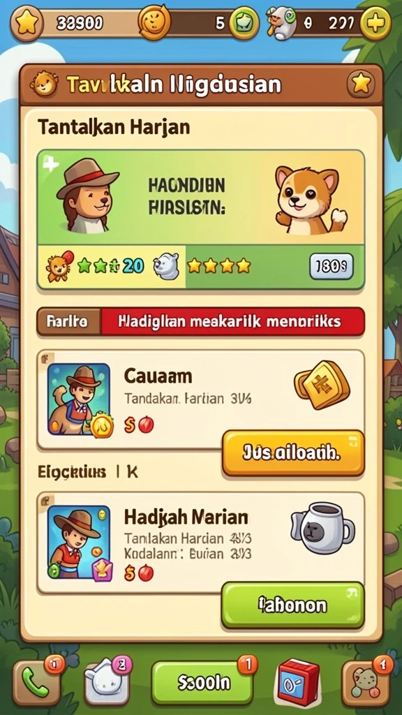 Ilustrasi indah dari dunia game ID098.