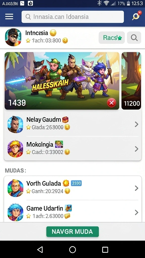 Mode permainan yang beragam dan menantang.