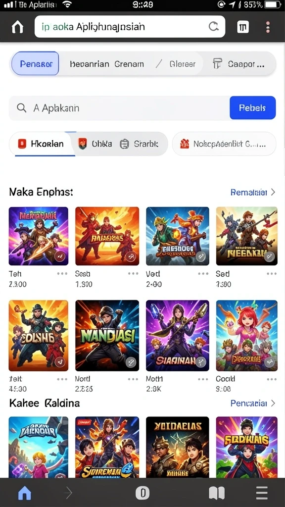 Ragam permainan slot dengan tema yang bervariasi.