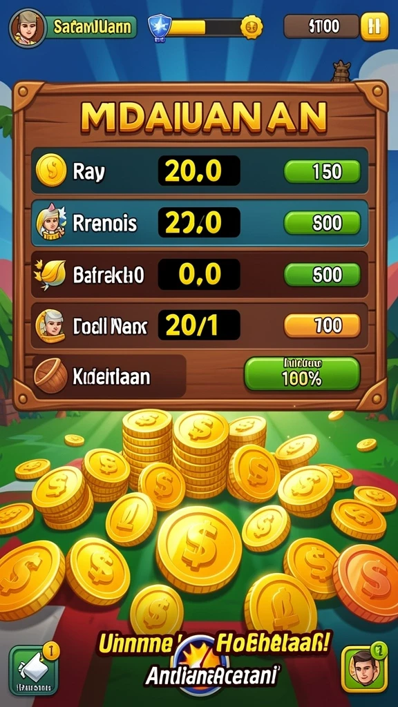 Fitur bonus harian yang menguntungkan untuk pengguna.