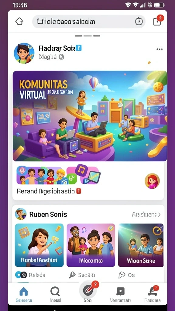 Tampilan antarmuka yang menarik dan mudah digunakan.