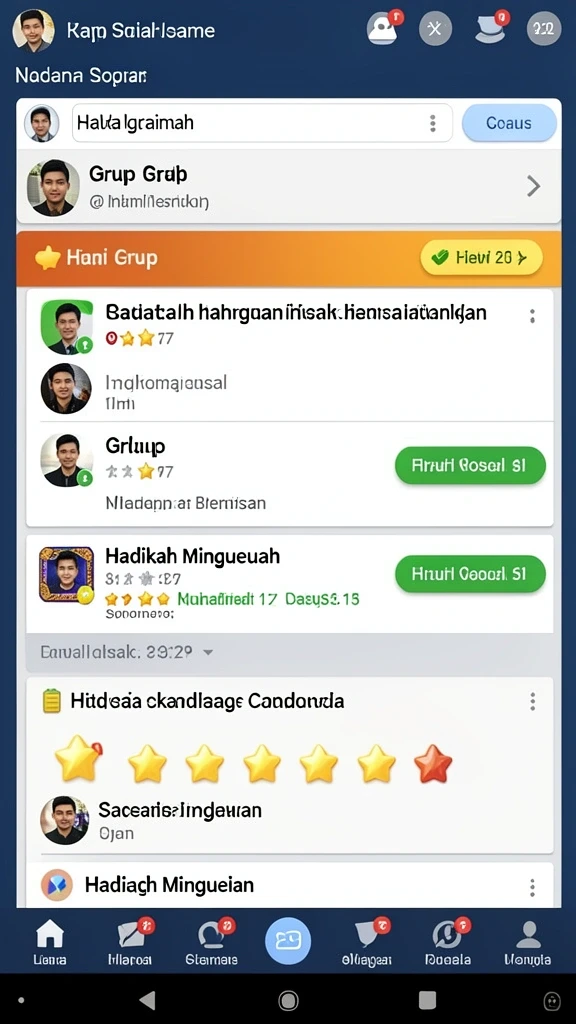 Tampilan antarmuka yang menarik dan mudah digunakan.