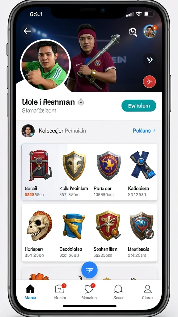 Karakter dalam KAGANDAN yang siap bertarung.