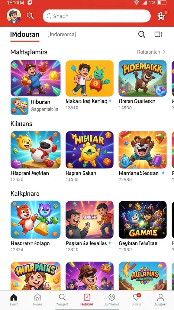 Karakter unik dengan kemampuan masing-masing.