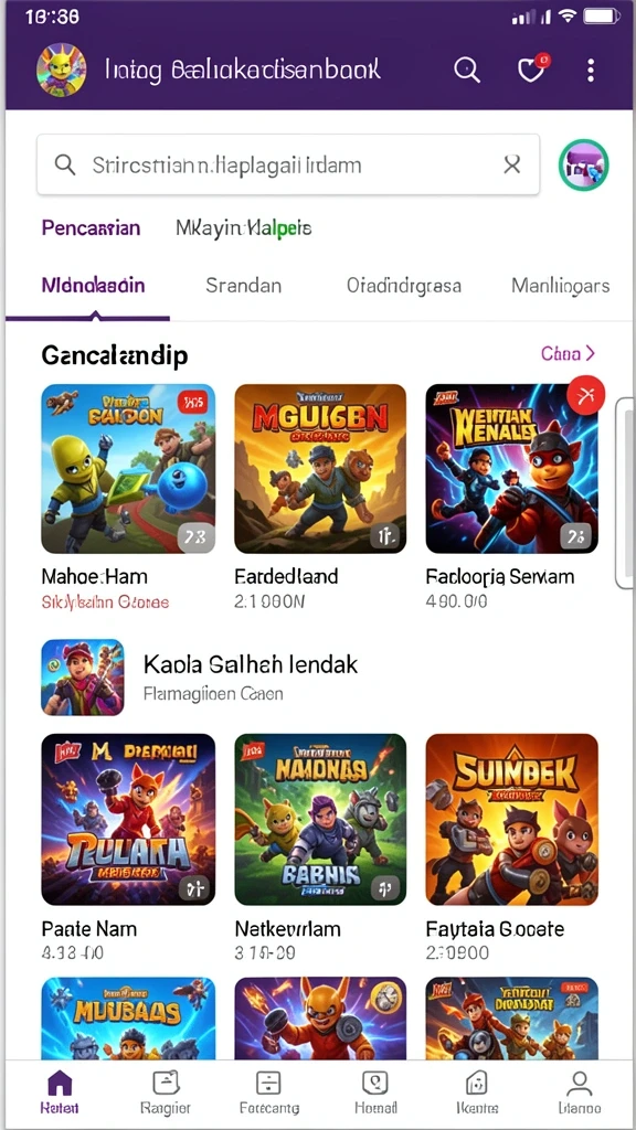 Tampilan antarmuka LEDAK188 yang menarik dan modern.