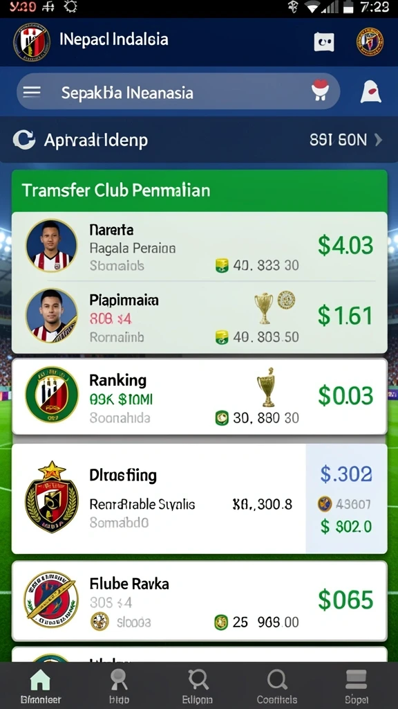 Tangkapan layar menunjukkan tampilan antarmuka yang menarik dari LUCKYDF.