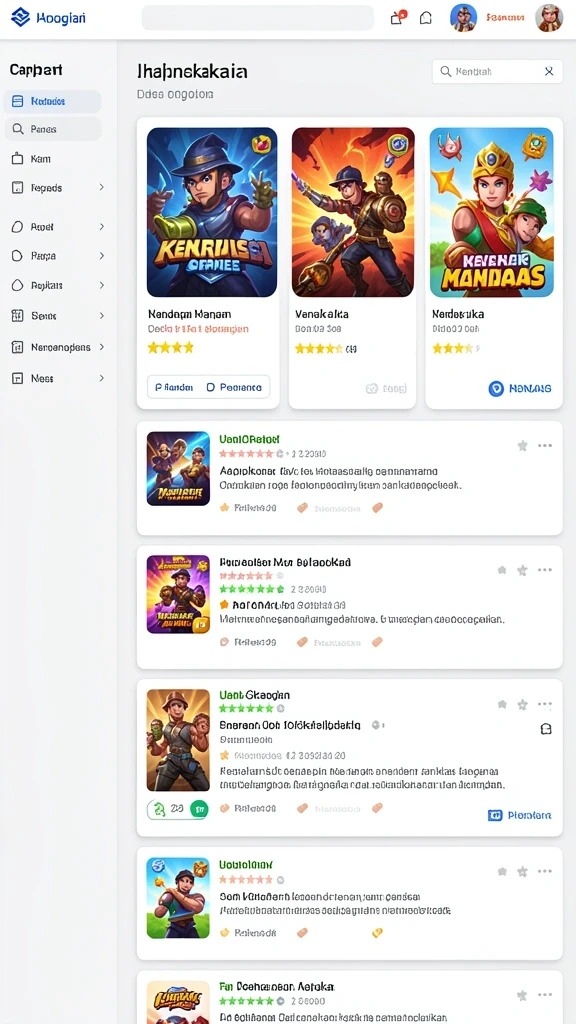 Screenshot dari salah satu mini-game menarik di LUCKYDF.