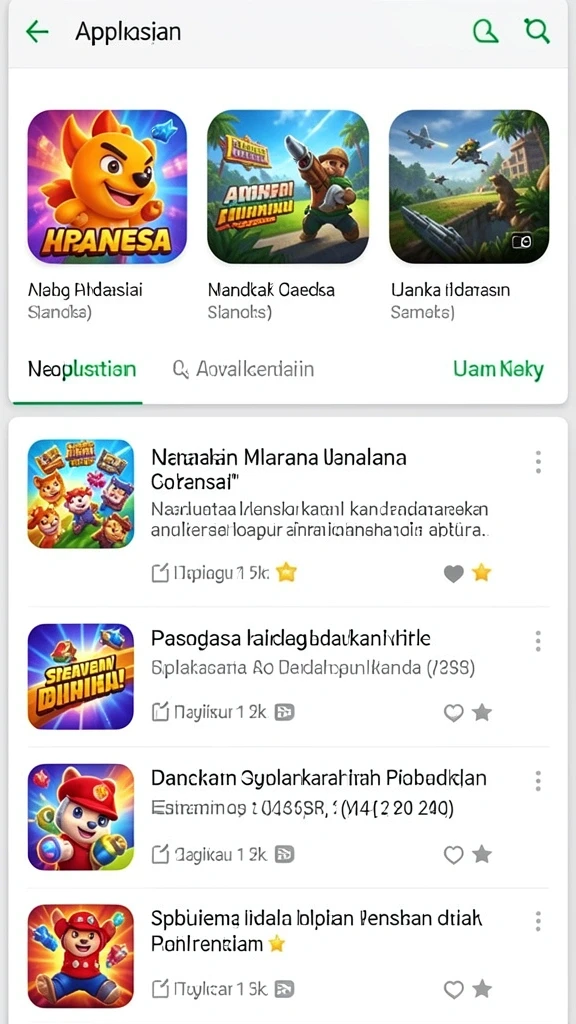 Tampilan antarmuka yang menarik dan user-friendly.