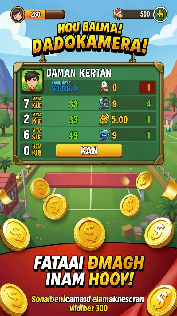 Tampilan antarmuka MARIATOGEL yang modern dan menarik.