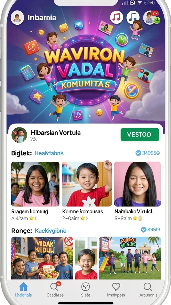 Tampilan menarik dan mudah digunakan.
