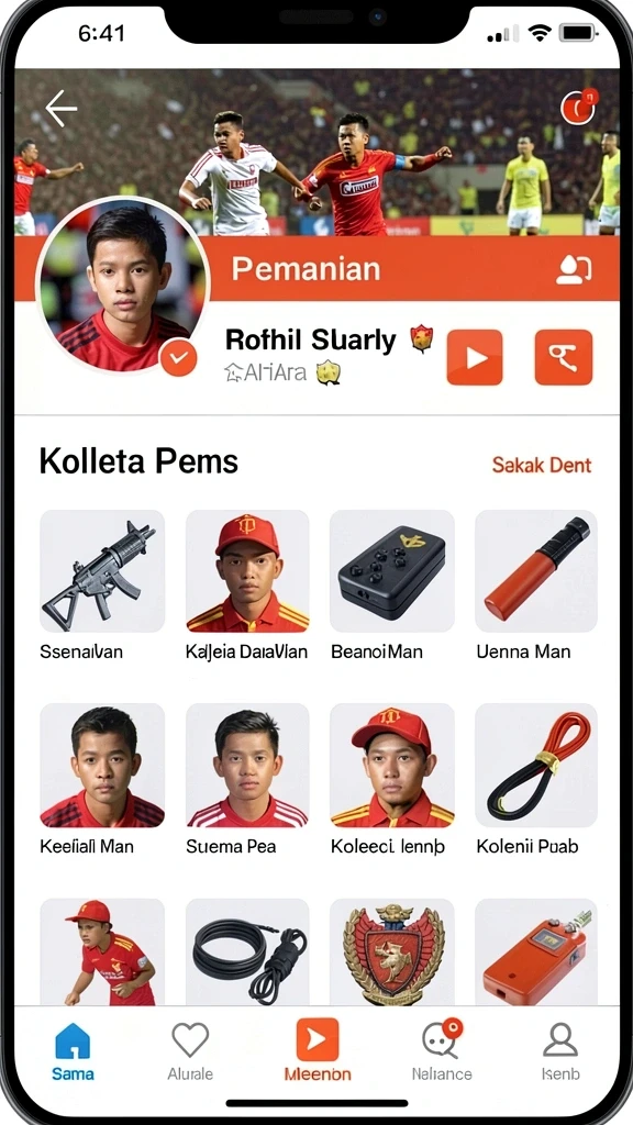 Interaksi sosial dengan pemain lain.