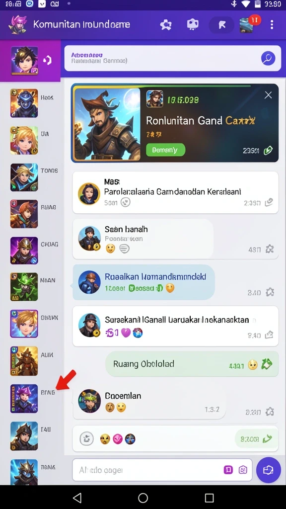 Screenshot menunjukkan pemandangan level yang menakjubkan.