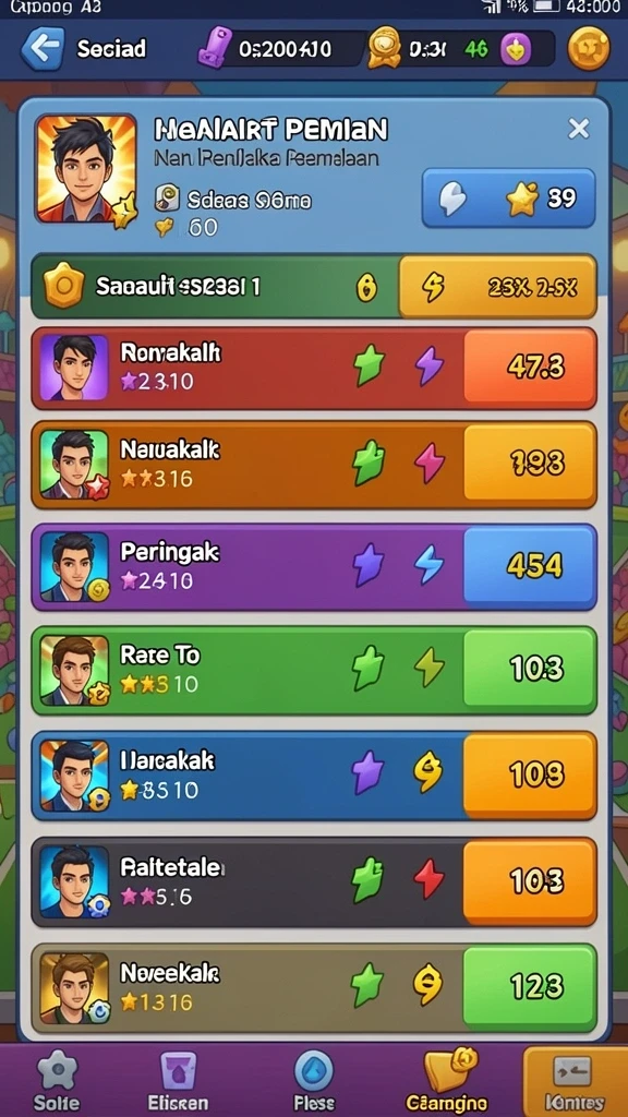 Screenshot ini menunjukkan interaksi multiplayer yang seru.