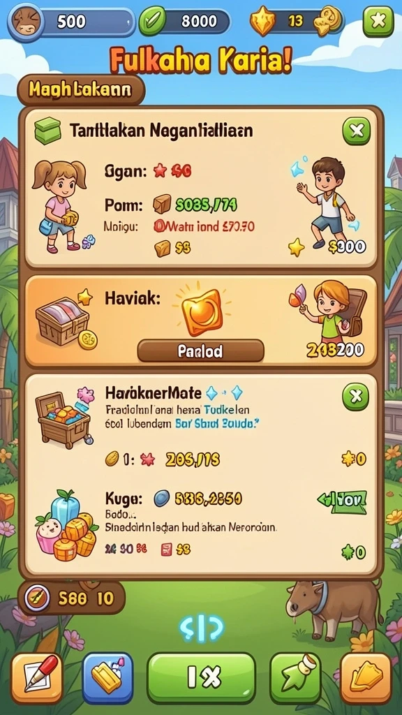Fitur bonus yang menarik dan menguntungkan.