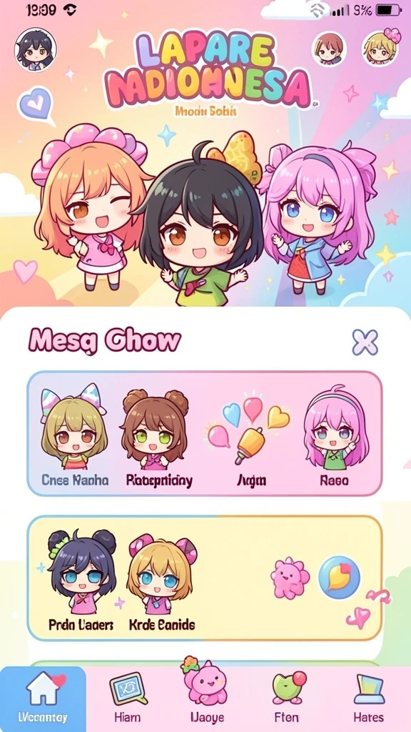 Gameplay seru dengan karakter yang dapat disesuaikan.