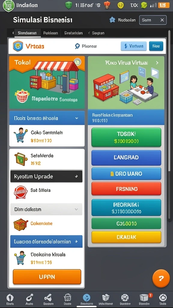 Tampilan antarmuka awal yang ramah pengguna.
