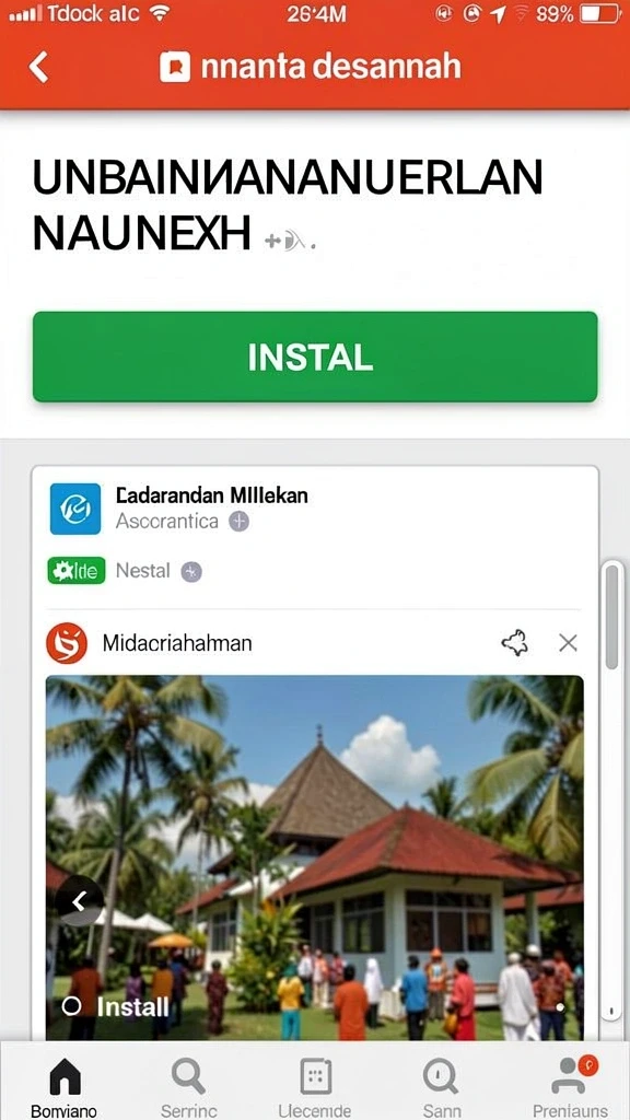 Screenshot menampilkan antarmuka utama POLOTOTO yang cerah dan menarik.