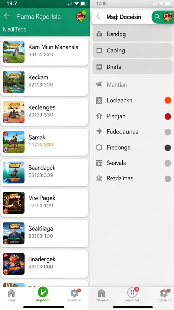 Gameplay yang seru dengan banyak tantangan.