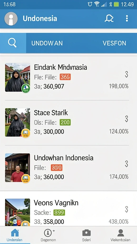 Tampilan antarmuka yang menarik dan mudah digunakan.