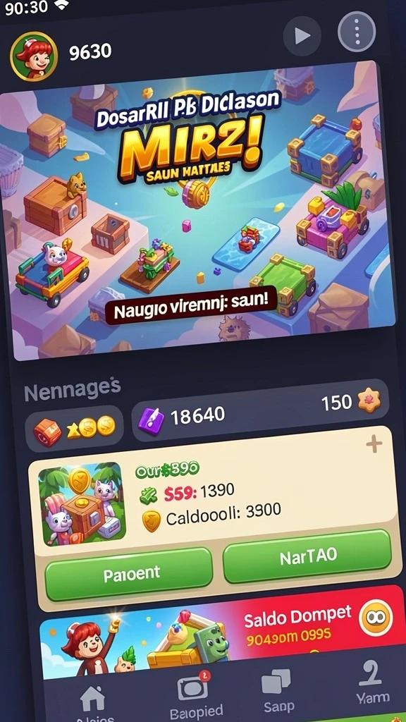 Level baru yang menantang dan seru.