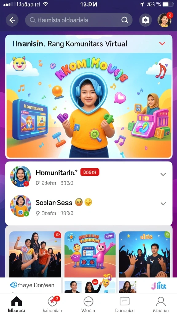 Tampilan antarmuka yang user-friendly.