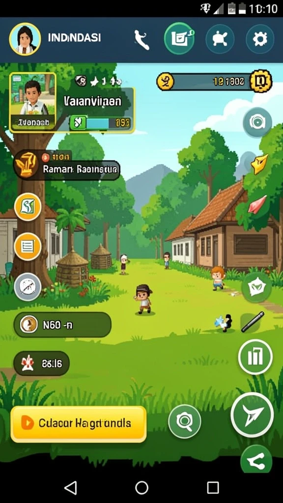 Karakter-karakter unik dengan kemampuan berbeda.