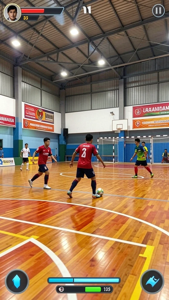 Tampilan awal permainan yang menarik dan interaktif.