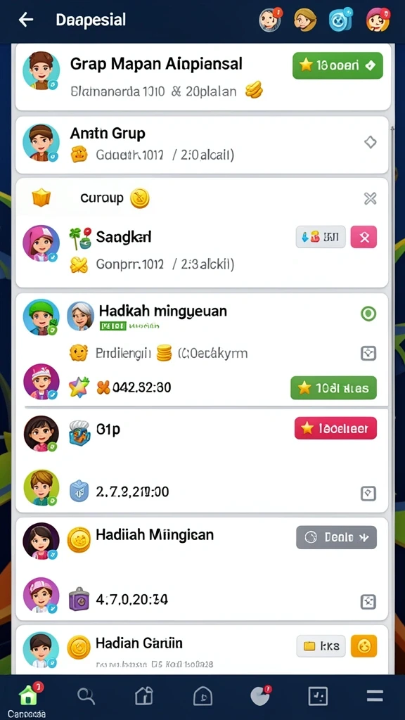 Karakter yang dapat diupgrade dengan mudah.