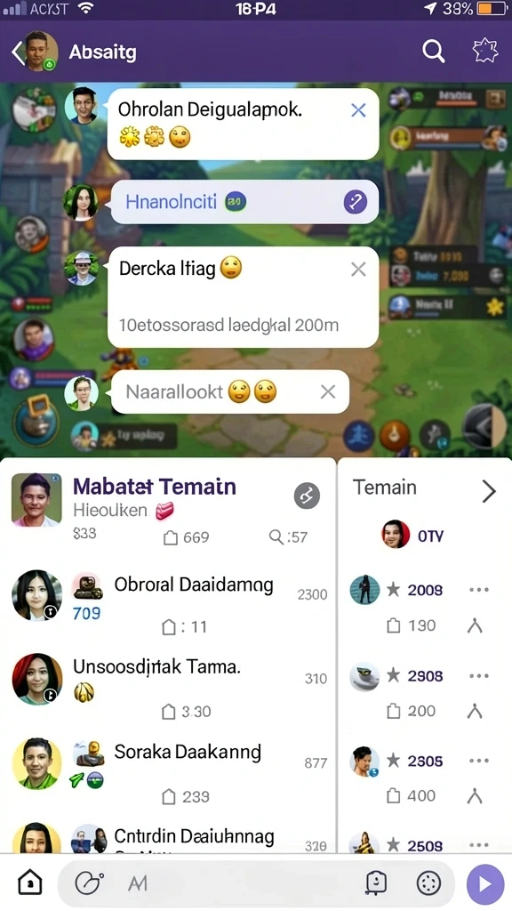 Menampilkan antarmuka permainan yang menarik.