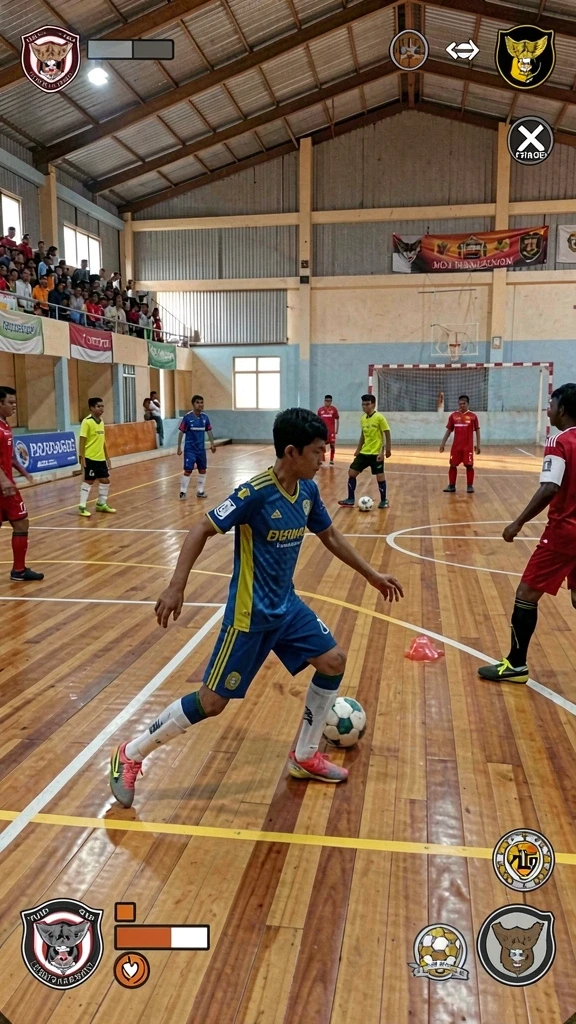 Tampilan antarmuka permainan yang menarik.