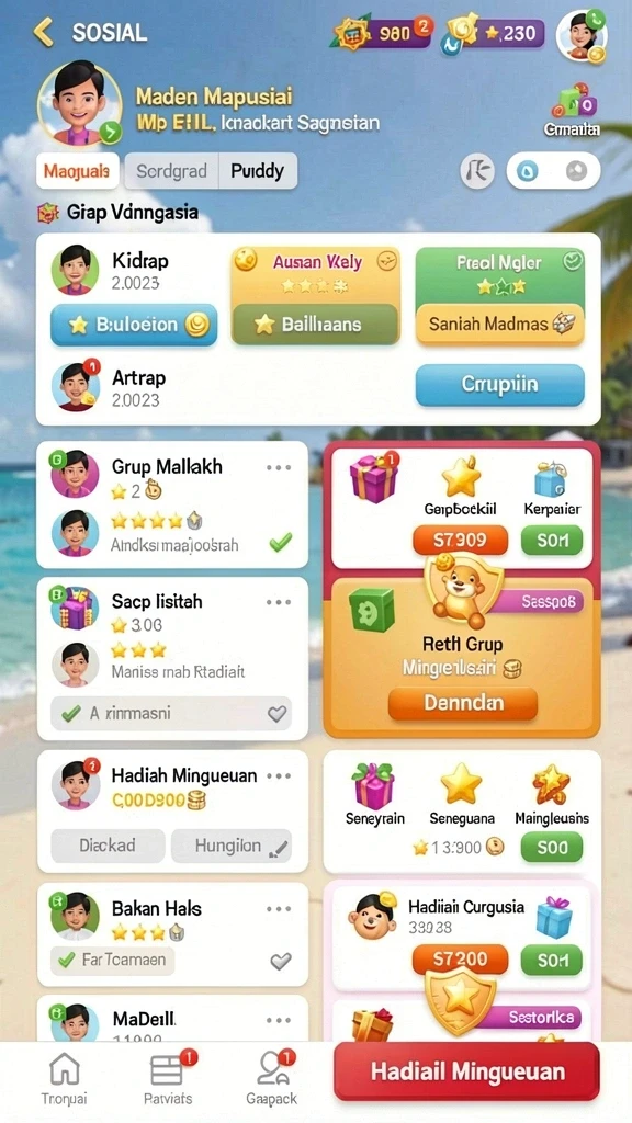 Tampilan utama aplikasi XO368 yang menarik.